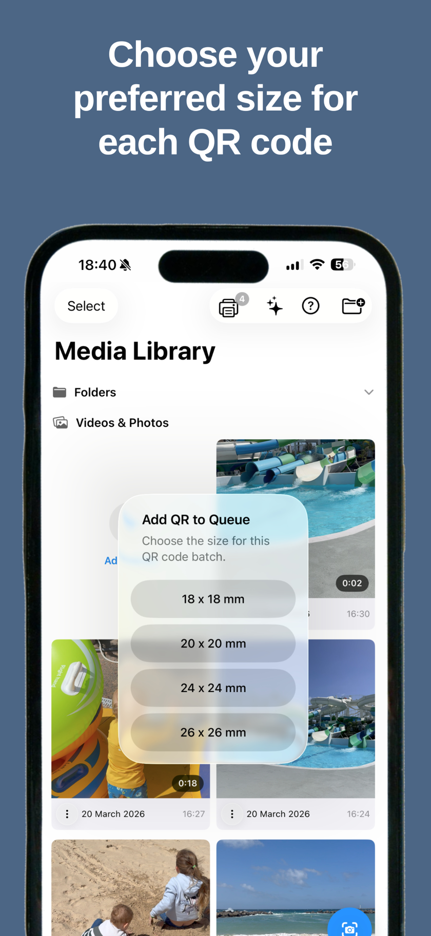Creating QR codes in Vicode